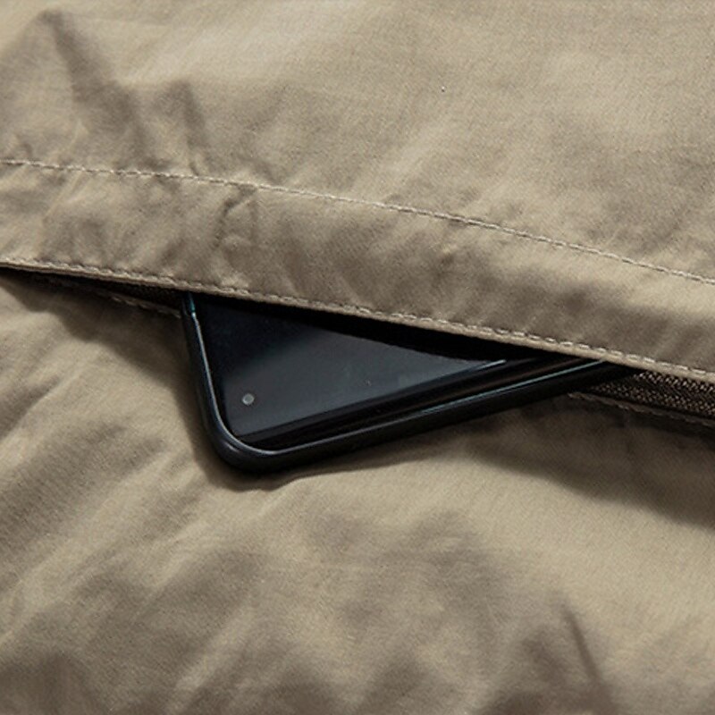 Men's Hiking Fleece Jacket Winter Outdoor Patchwork Thermal Warm Fleece Lining Fleece Jackets Full Zip Climbing Camping / Hiking / Caving Traveling Black Army Green Khaki Dark Blue Grey4