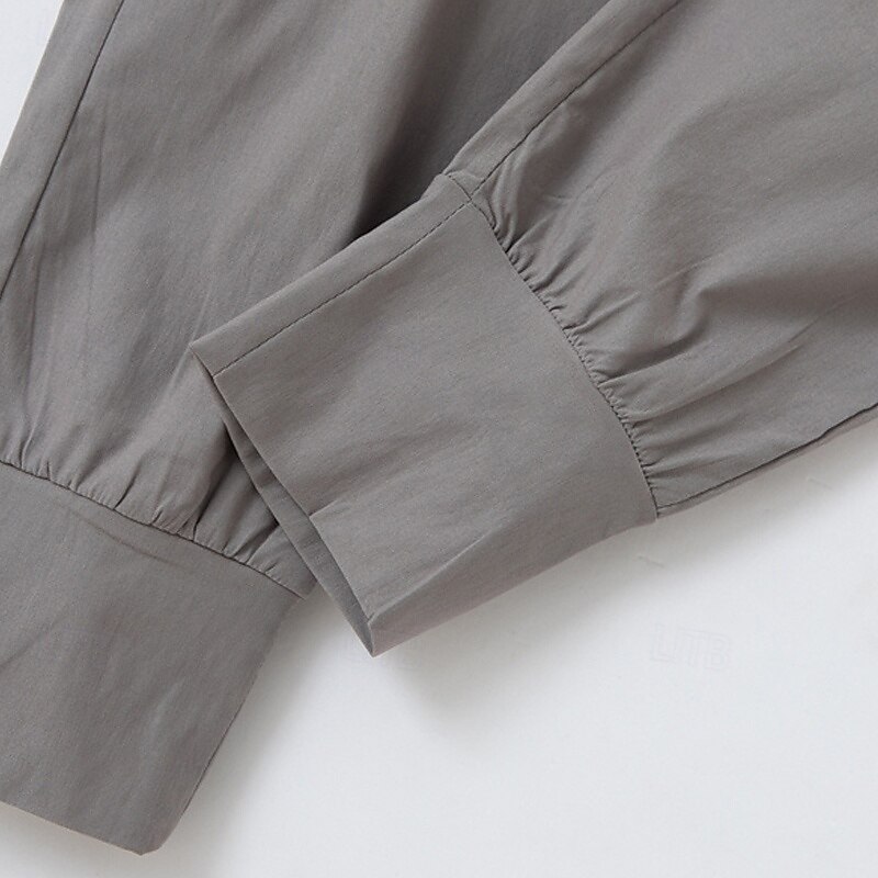 Men's Cargo Pants Tapered pants Trousers Drawstring Elastic Waist Multi Pocket Plain Wearable Outdoor Daily Camping & Hiking Fashion Classic Black Army Green2