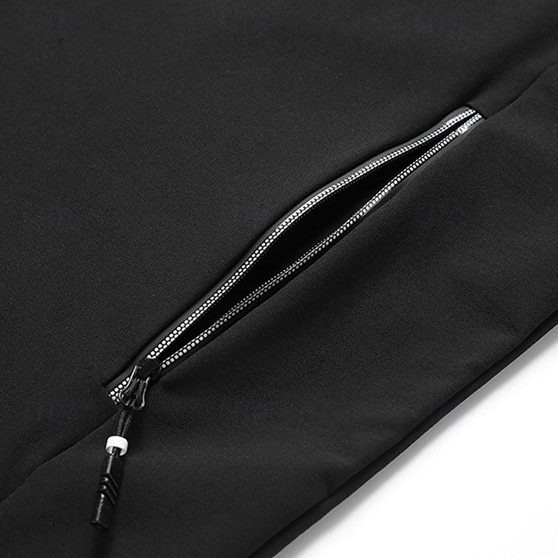 Men's Softshell Jacket Hiking Jacket Outdoor Windproof Water Resistant Windbreaker Jacket Traveling Dark Grey Black3