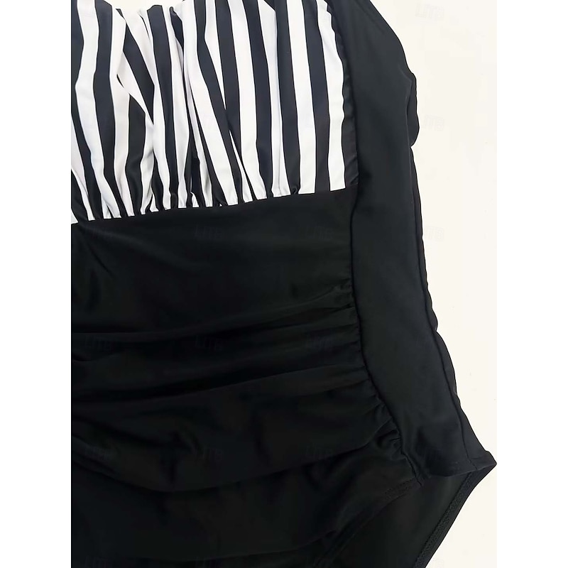 Women's Swimwear One Piece Swimsuit Vacation Fashion Graphic Sleeveless Bathing Suits3