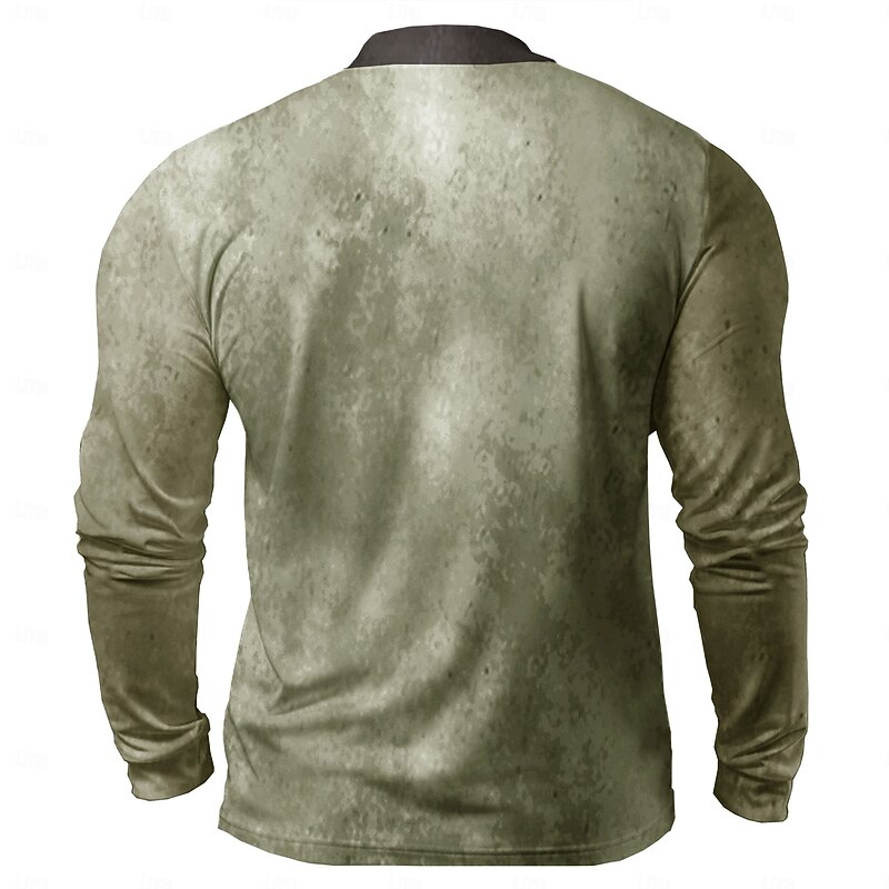 New Year Men's Graphic Geometric Ethnic Sweatshirt Sweatshirt Long Sleeve Sweatshirt V Neck Sports Daily Party Print Christmas Party New Year Drawstring 3D Print Winter Spring &  Fall4