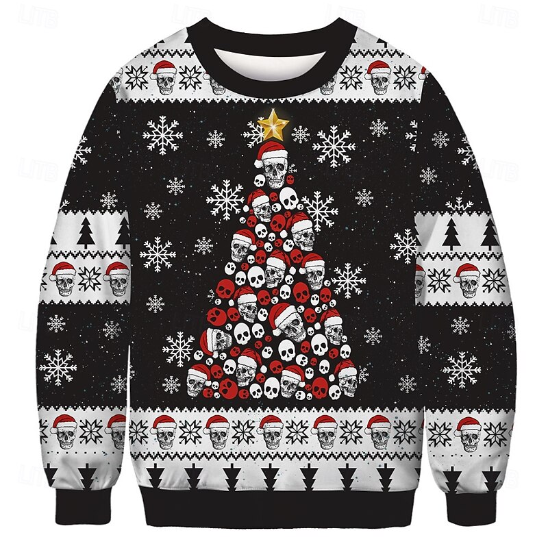 Christmas Santa Claus Hoodie Cartoon Manga Anime 3D Print 3D Graphic For Couple's Men's Women's Adults' Christmas Carnival 3D Print Party Festival