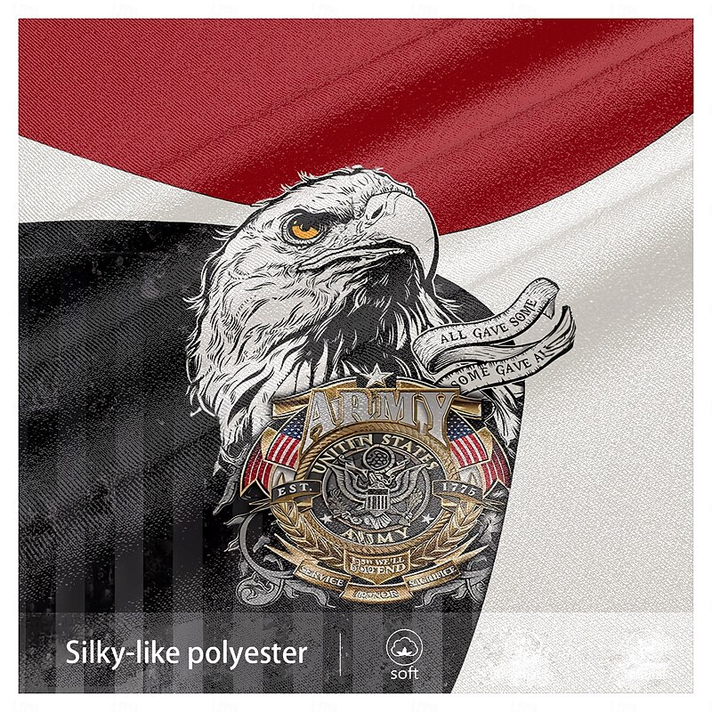 Men's American Flag Veterans Zip Polo Shirts Golf Shirt Short Sleeve Polo Shirts Collared Shirts Casual Streetwear Vacation Wear Party Outfits 3D Print Quarter Zip Polo Summer Spring Red3