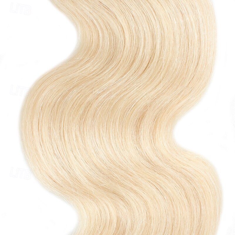 Human Hair Blonde 613# Body Wave 1 Bundles Of 10-30 Inch hair Extensions3