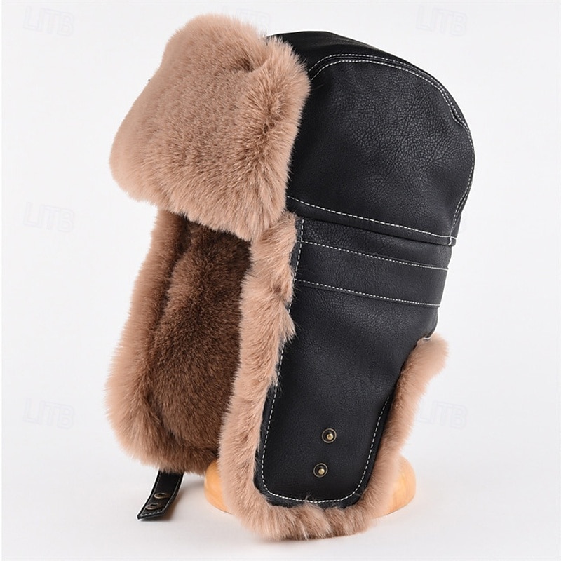 Aviator Hat Thermal Warm Windproof Comfortable Winter Autumn / Fall Wide Brim Men's Fishing Activity