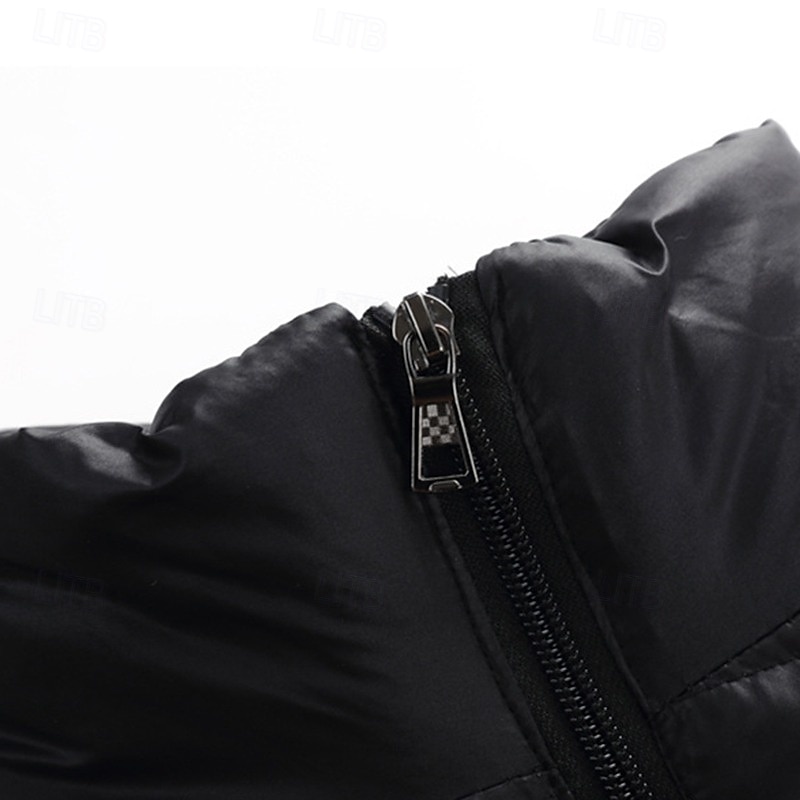 Men's Hiking Vest Padded Hiking Vest Quilted Puffer Vest Sleeveless Vest Outdoor Thermal Warm Breathable Comfortable Winter Pocket Polyester Red Navy Blue Orange Hunting Fishing Climbing4