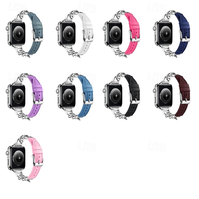 Solo Loop Compatible with Apple Watch band 38mm 40mm 41mm 42mm 44mm 45mm 49mm Women Adjustable Stainless Steel Fabric Strap Replacement Wristband for iwatch Ultra 2 Series 9 8 7 SE 6 5 4 3 2 1
