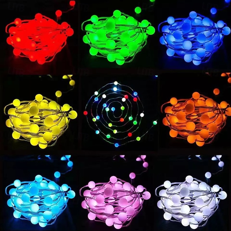10M Smart LED Fairy Lights, APP Controlled RGB & Warm White Color Changing String Lights with Music Sync & 20 Scenes for Christmas, Bedroom, Wall & Craft Decor3