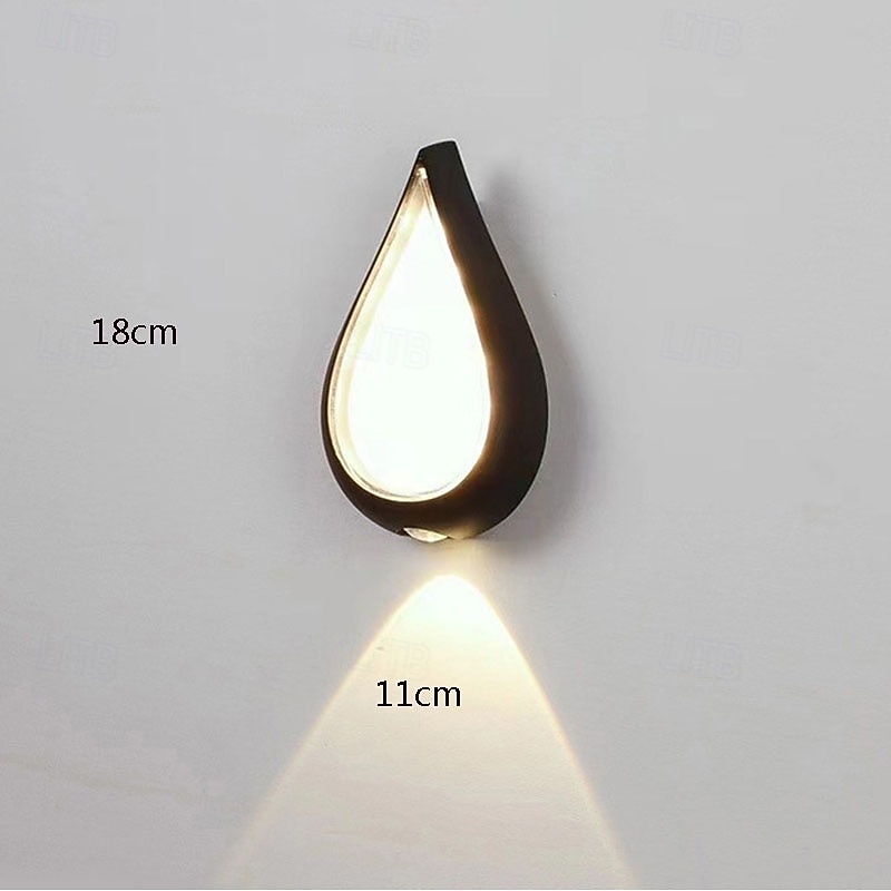 Modern Wall Lights Outdoor Wall Light Metal Wall Light 110-240V 10W3