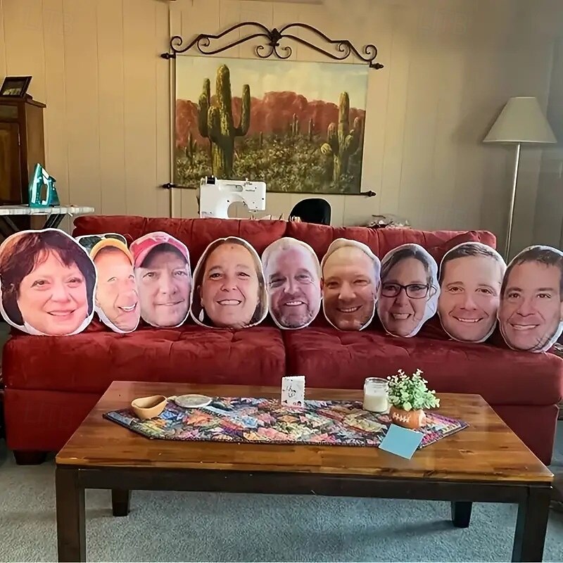 Custom Face Pillow Customized Cushions & Pillows Personalized Gift Photo Custom Gift Ideas in Various Sizes with Insert Gift for Him/Her/Kid/Elderly4