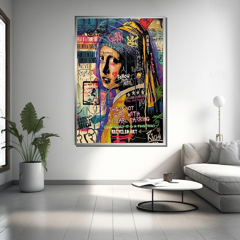 Monopoly Art oil painting handmade street art oil painting Canvas-Richie Rich-Handmade Canvas Street Graffiti Art oil painting  Pop Art Wall Decor oil painting2