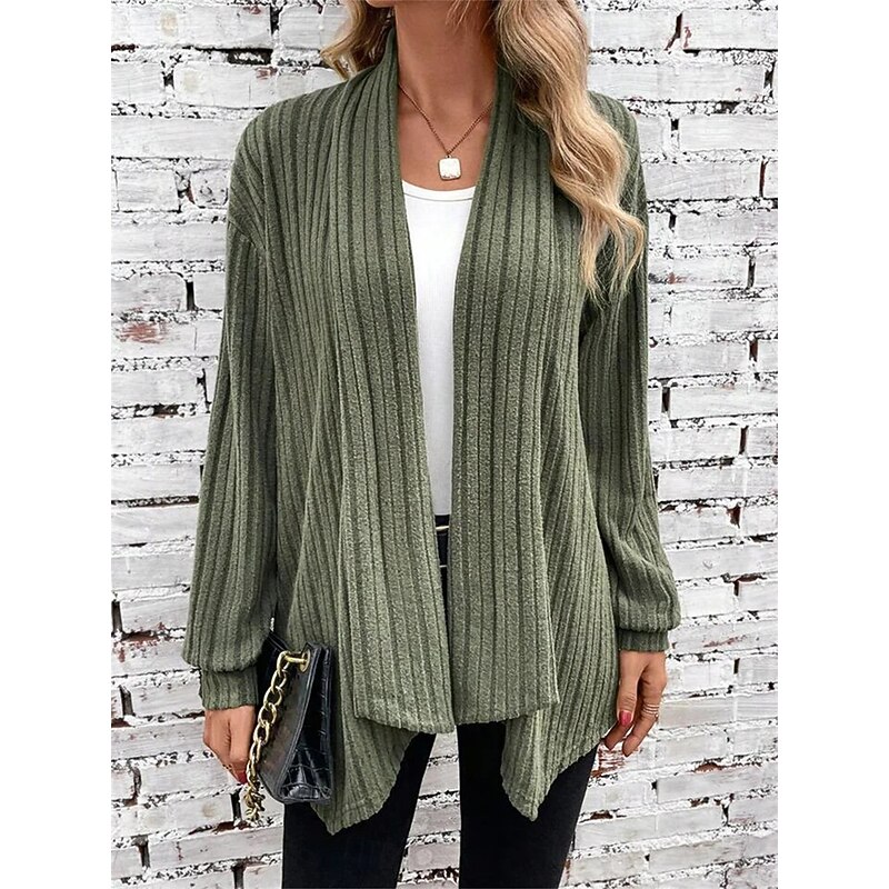 Women's Winter Coat Dressy Dusters Dressy Jackets Outdoor Street Daily Wear Fall Winter Regular Coat Regular Fit Thermal Warm Breathable Stylish Casual Jacket Long Sleeve Plain Oversize Blue Green4