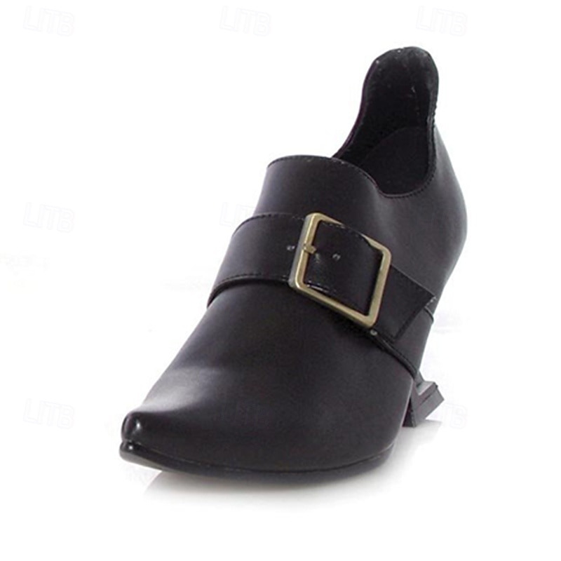 Rococo Baroque Victorian Shoes Fancy Dress Men's Women's Royal Halloween Carnival Masquerade Performance Party / Evening Masquerade Adults' Shoes2