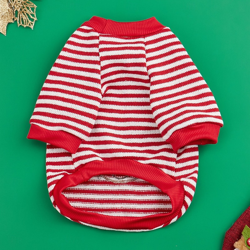 Dog Cat Ugly Christmas Sweater Jumper Pullover Christmas Outfit Cute Turtleneck Knit Warm Christmas Outdoor Indoor Homewear Small3