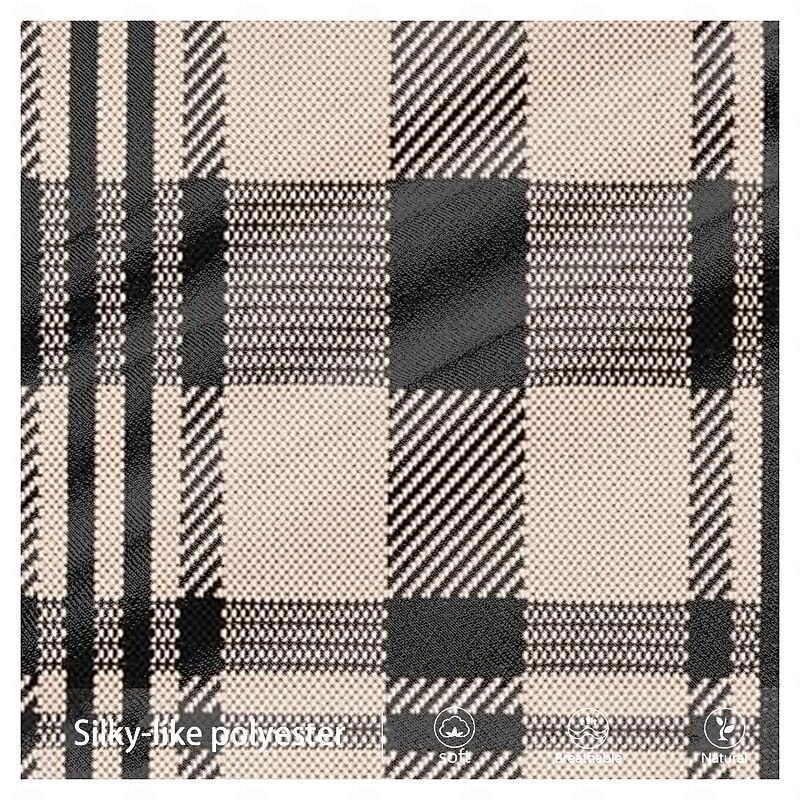 Men's Geometric Plaid Color Block Dress Pants Mid Waist Business Casual Formal Dailywear Zipper Pocket Summer Spring Fall 3D Print Black3