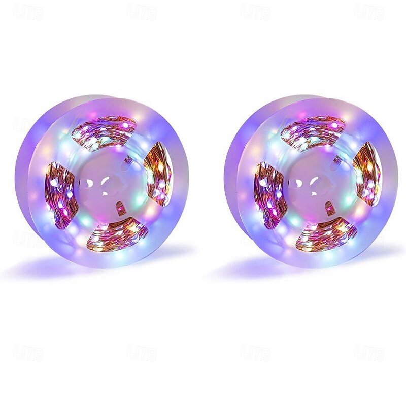 2pcs 20M LED String Lights, USB Fairy String Lights  400 LEDs Warm White, White, Blue Outdoor for Christmas Flexible Decoration4