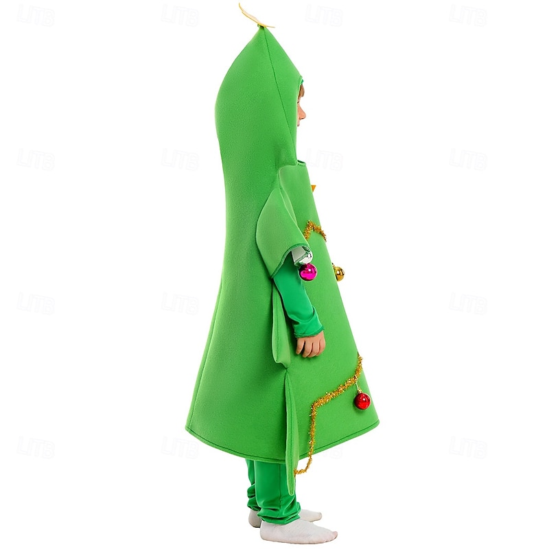 Christmas Trees Christmas Costume Boys' Girls' Novelty Funny Kid's Christmas Carnival Christmas Eve Party Costume4