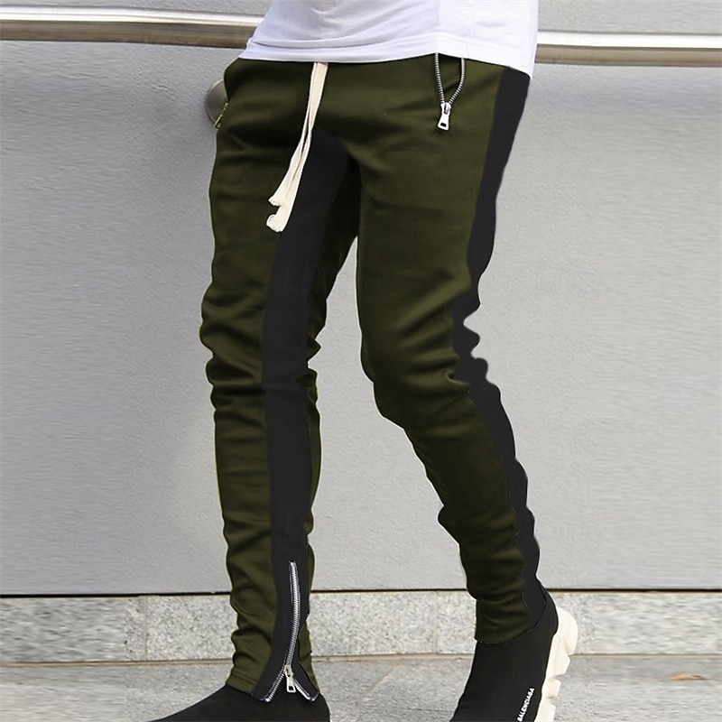 Men's Joggers Sweatpants Running Pants Athletic Pants GYM Pants Drawstring Zipper Pocket Pants / Trousers Outdoor Sports & Outdoor Athletic Quick Dry Lightweight Soft Marathon Workout Walking4