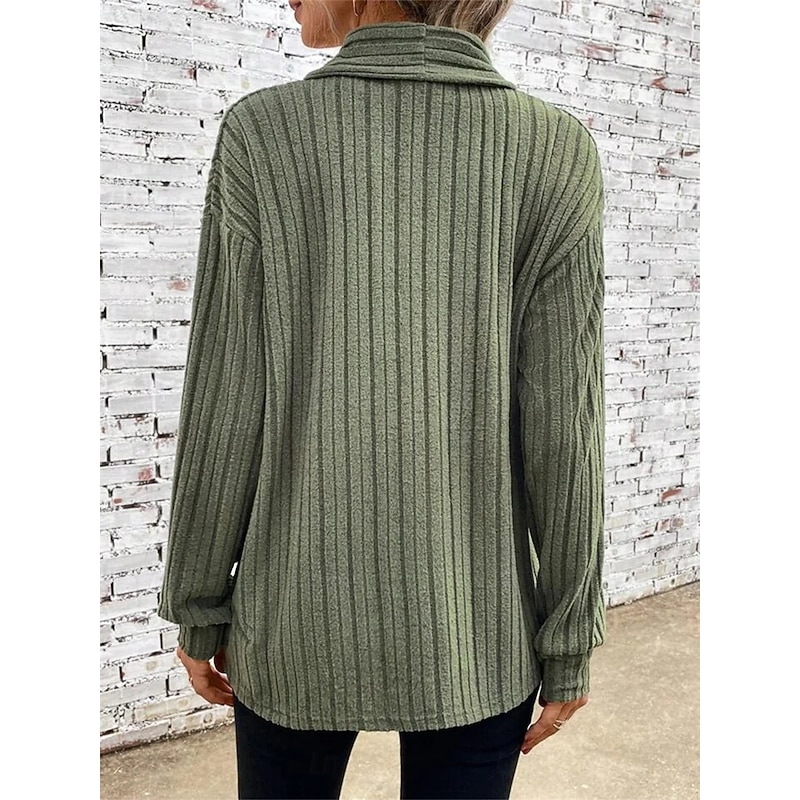 Women's Winter Coat Dressy Dusters Dressy Jackets Outdoor Street Daily Wear Fall Winter Regular Coat Regular Fit Thermal Warm Breathable Stylish Casual Jacket Long Sleeve Plain Oversize Blue Green2