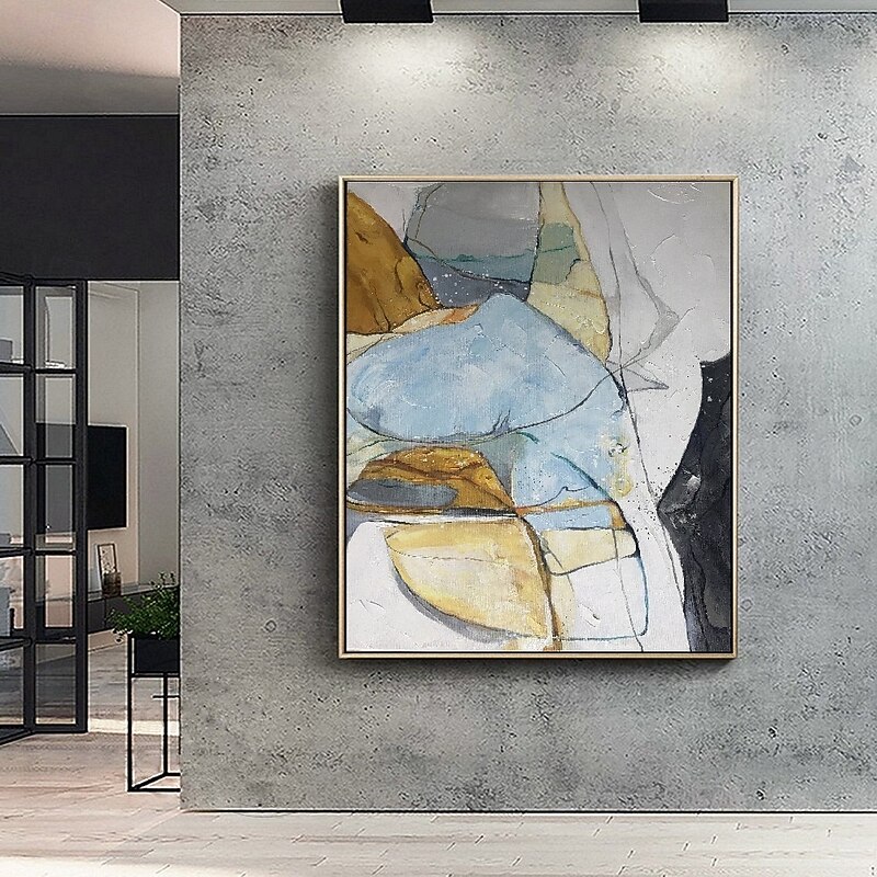 Handmade Abstract oil painting handpainted Wabi sabi Wall Art  Beige Abstract Painting on Canvas handmade oil painting A Pair Beige Texture Wall Art Neutral Abstract Wall Art Boho Wal Decor4