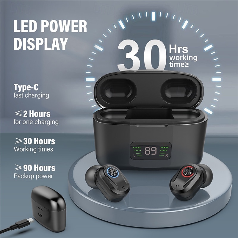 Hearing Aid With Led Charging Case Invisible Hearing Amplifiers Charging Hearing Aid Hearing Devices Hearing Loss Ompensation2