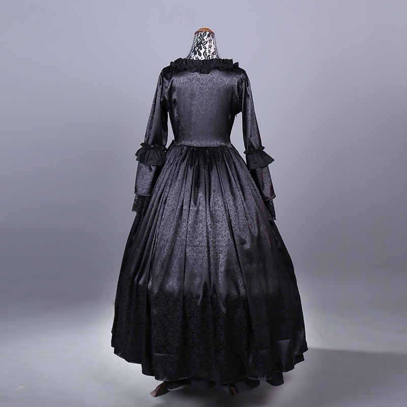Rococo Victorian Ball Gown Party Costume Masquerade Prom Dress Fancy Dress Women's Masquerade Carnival Party Halloween Adults' Dress3