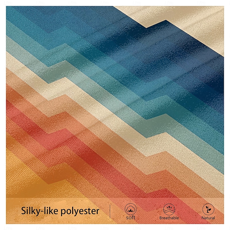 Men's Gradient Stripes Dress Pants Mid Waist Business Casual Formal Outdoor Dailywear Zipper Pocket Straight Leg Trousers Summer Spring Fall 3D Print Blue3