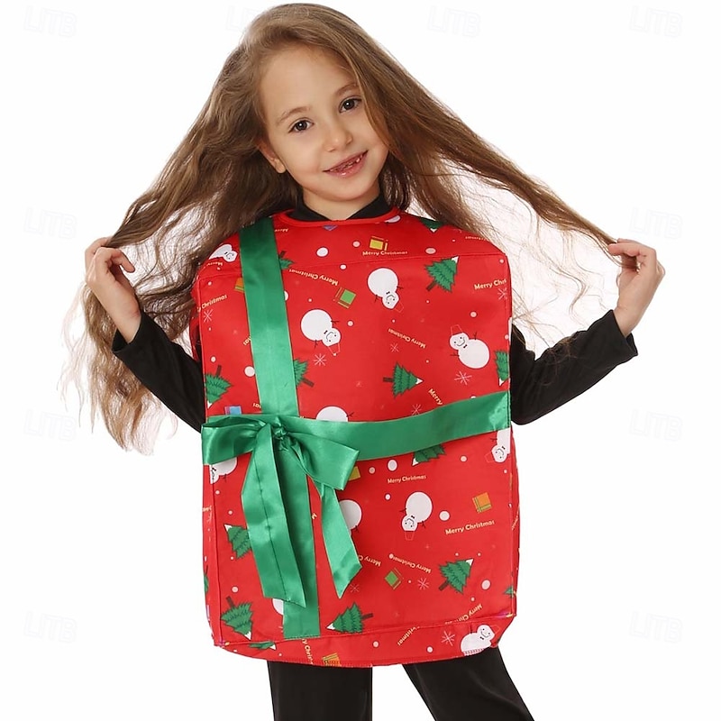 Christmas Gift Party Costume Boys' Girls' Cute Funny Kid's Christmas New Year Christmas Eve Christmas Party Top