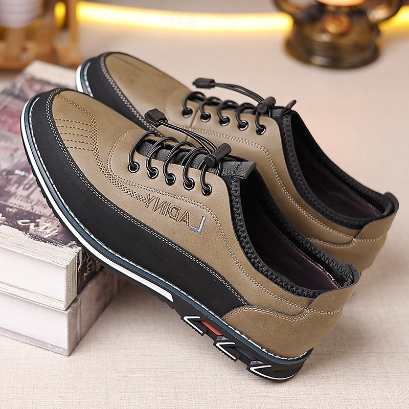 Men's Casual Lace-Up Sneakers with Comfortable Sole, Breathable Design for Everyday Wear, Ideal for Outdoor Activities and Urban Style2