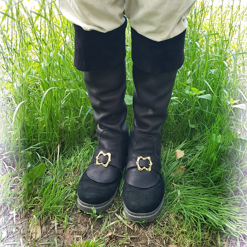 Retro Vintage Medieval Masquerade Gaiters Boot Covers Fancy Dress Men's Unisex Pirate Steampunk Masquerade Performance Party Stage Adults' Shoe Cover3