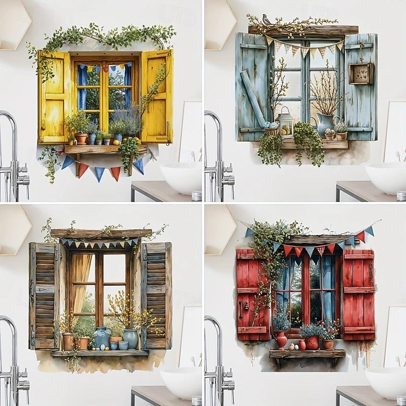 PVC Wall Decals, Easy Peel & Stick for Classroom, Bathroom, Office - Removable, Washable, High Gloss Finish - Perfect for Christmas, Halloween, New Year2