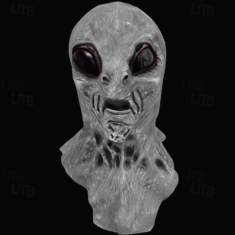 Alien Halloween Mask Halloween Props Realistic Mask Scary Costume Adults' Men's Women's Halloween Carnival Mardi Gras Easy Halloween Costumes Dress Up