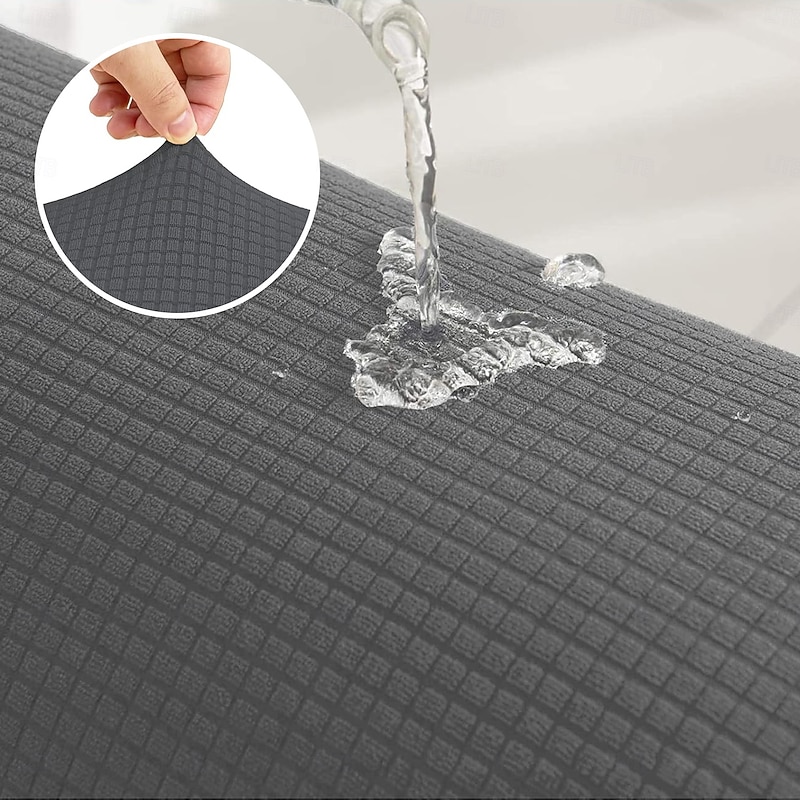 Water Repellent Dining Chair Cover Stretch Chair Seat Slipcover Spandex with Elastic Bottom Protector for Dining Room Wedding Ceremony Durable Washable4