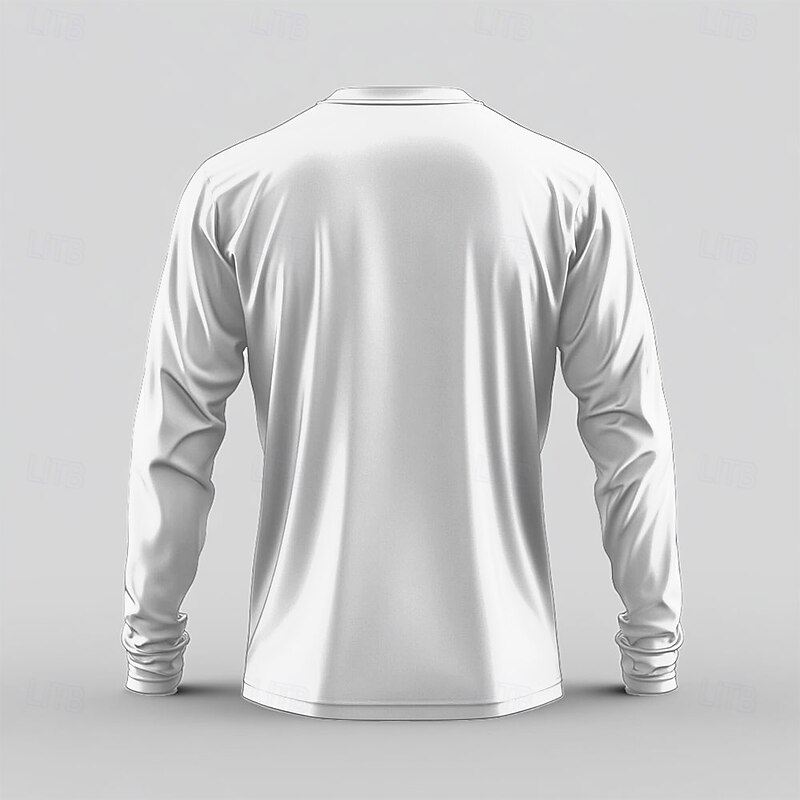 Men's Devil T Shirt Long Sleeve T shirt 3D Print Crew Neck Shirt Fashion Daily Designer Street Casual White 1 White Summer Spring Fall Clothing Apparel S M L XL XXL XXXL2
