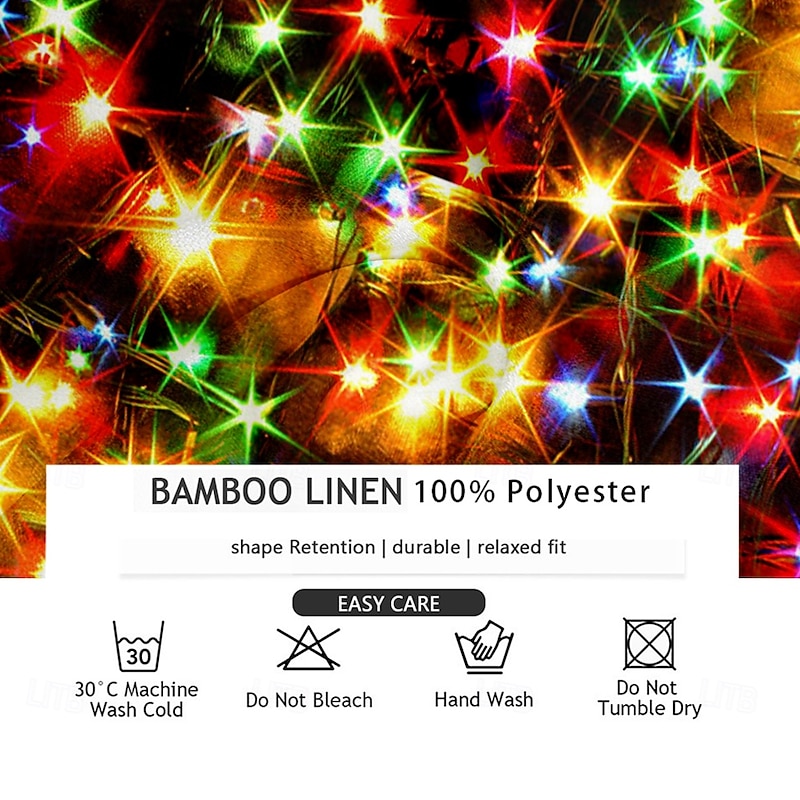 Christmas Men's Sparkly Glittery Shirt Beach Shirt Button Up Shirt Long Sleeve Hawaiian Party Evening Wear New Years Eve Shirts Fall Winter Spring & Summer Collared Shirts 3D Print Black Red Blue3