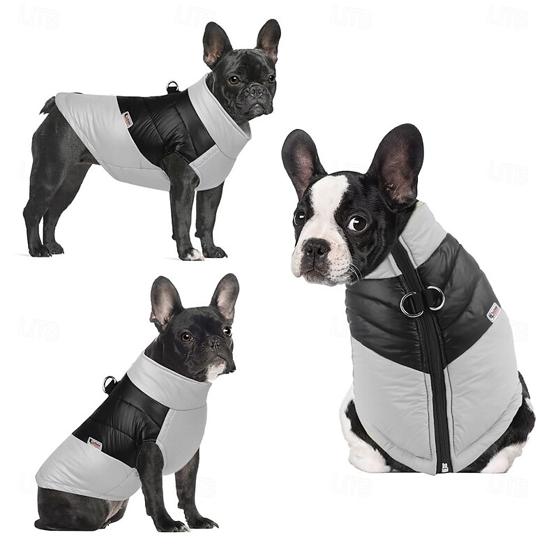 Dog Coat Jacket Puffer Jacket Reflective Waterproof Windproof Warm Outdoor Dog Clothing for Small Medium Large4