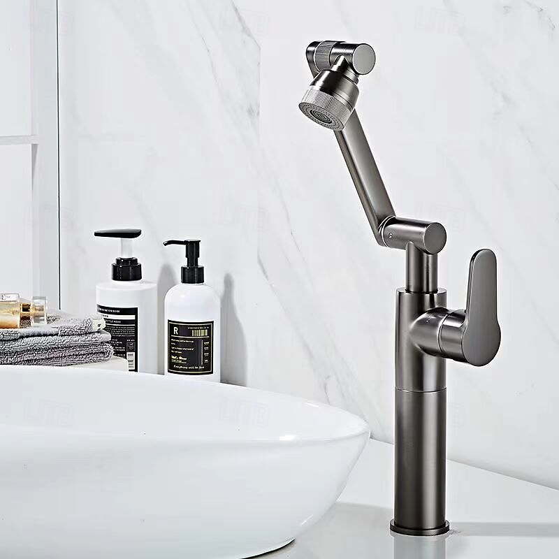 Single Handle Bathroom Faucet Basin Sink Mixer Black Faucet Dual Sprayer Nozzle Hot Cold Crane Mixer Water Taps4