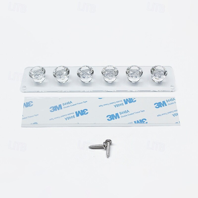 Acrylic Necklace Stand with Elegant Diamond Design, Durable Jewelry Display Holder for Necklaces, Chains & Pendants, Perfect for Showcases, Stores, and Home Organization2