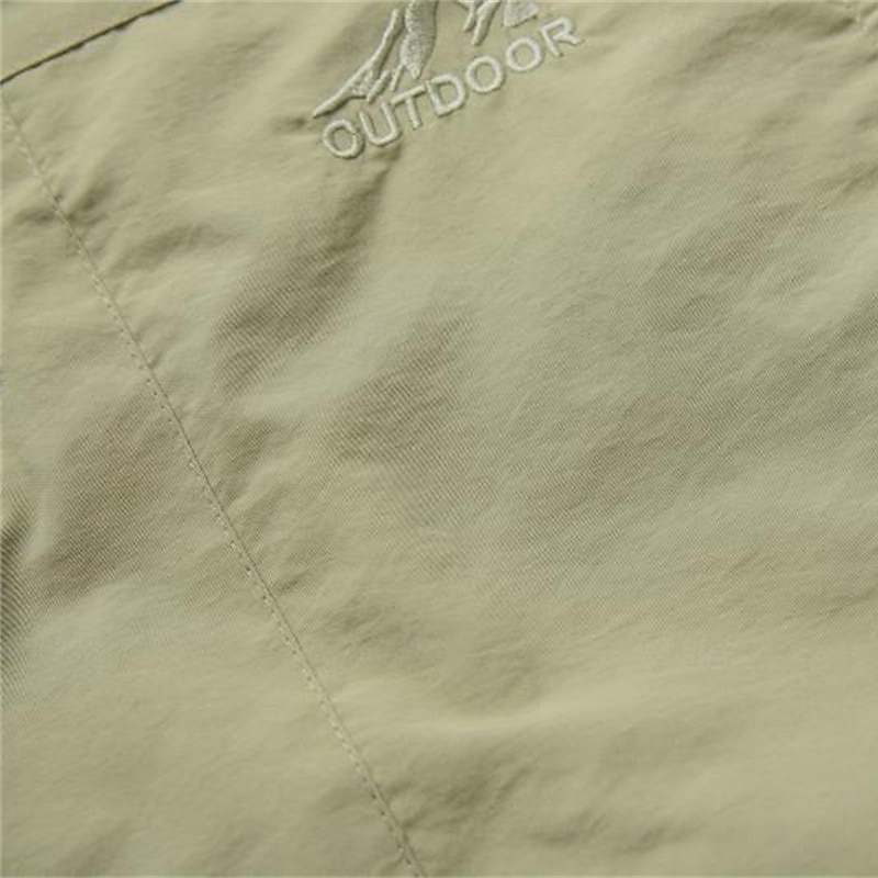 Men's Hiking Vest Hiking Fleece Vest Sleeveless Vest Outdoor Breathable Comfortable Pocket Nylon Black Army Green Navy Blue Hunting Fishing Climbing3