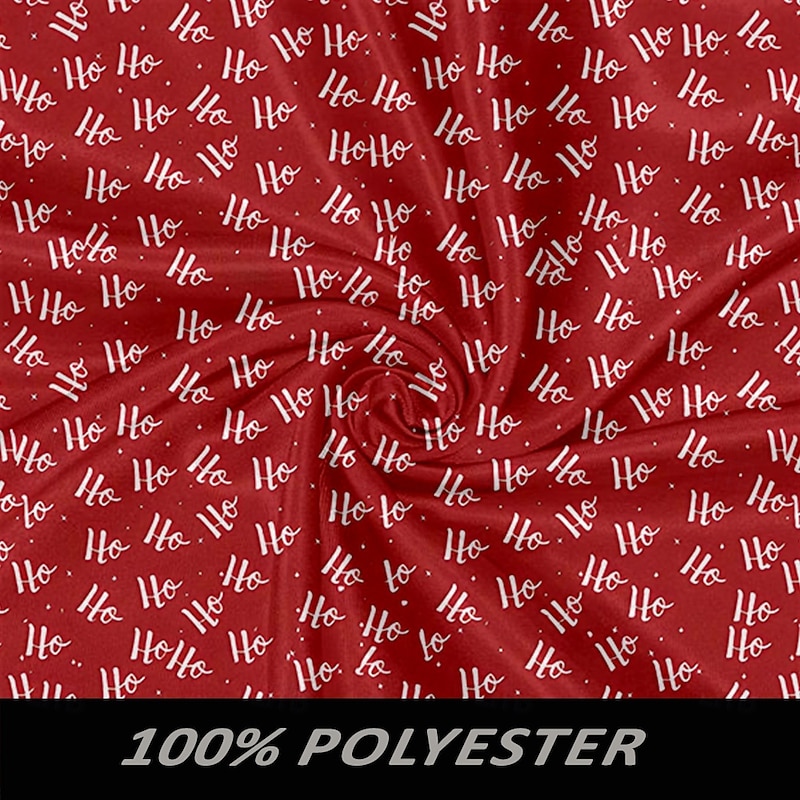 Christmas Men's Christmas tree Printed Shirts Text Fashion Casual Dress Button Up Long Sleeve Party Evening Dailywear Vacation Summer Spring Fall Collared Shirts 3D Print Thin Red Satin3