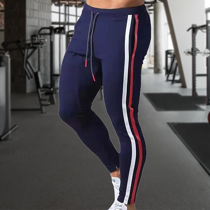 Men's Joggers Sweatpants Running Pants Athletic Pants GYM Pants Pocket Drawstring Pants / Trousers Outdoor Sports & Outdoor Athletic Quick Dry Lightweight Soft Marathon Running Workout Tailored Fit