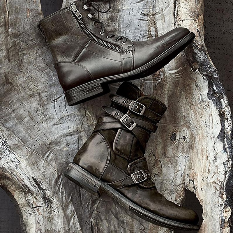 Punk & Gothic Shoes Chelsea Boots Cosplay Fancy Dress Men's Carnival Masquerade Party / Evening Adults' Shoes2