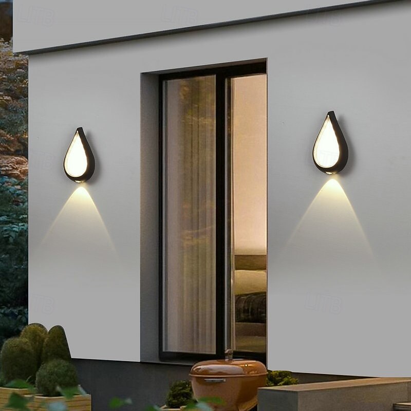 Modern Wall Lights Outdoor Wall Light Metal Wall Light 110-240V 10W