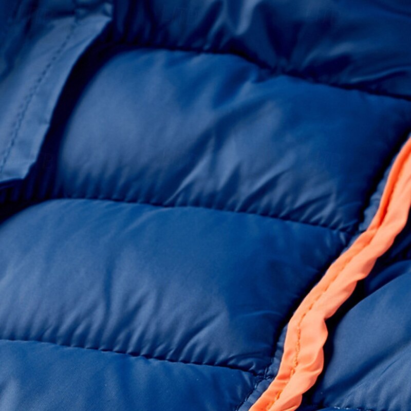 Men's Winter Jacket Puffer Jacket Padded Pocket Polyster Daily Wear Date Vacation Regular Fashion Casual Comfortable Thermal Warm Fall & Winter Solid / Plain Color Wine Black Blue Army Green Puffer4