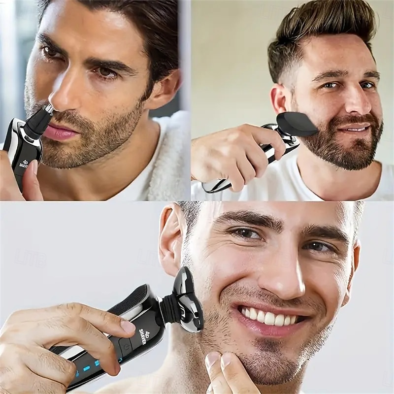 3-in-1 Hair Trimmer Multifunctional Hair Clipper All-in-one Nose Hair Trimmer Shaver Safe Non-stuck Men's Home Hair Care4
