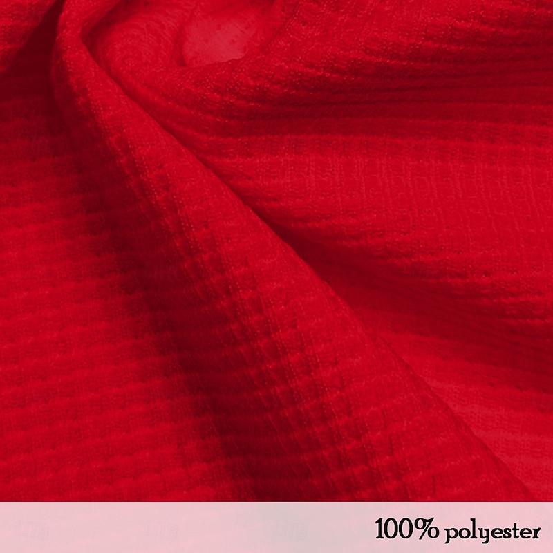 Christmas Men's Christmas Costume Henley T Shirt Pattern funny Fashion Daily Funny Print Waffle Henley Long Sleeve Red Long Sleeve Henley Collar Zip Quarter Zip Winter3