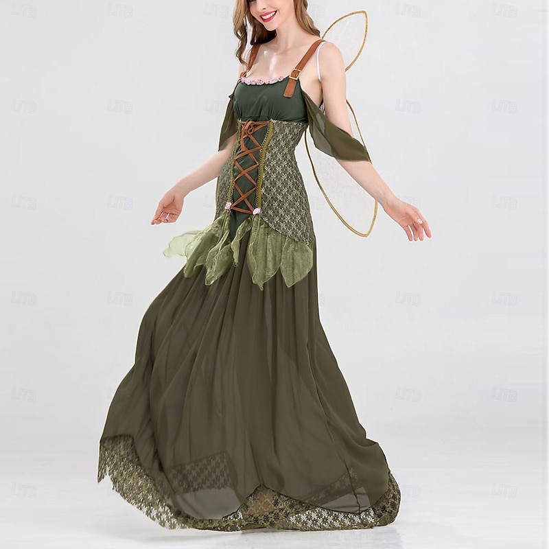 Fairy Halloween Outfits Masquerade Fancy Costume Carnival Costume Cosplay Costume Adults' Women's Carnival Masquerade Halloween Masquerade Easy Halloween Costumes Dress Up2