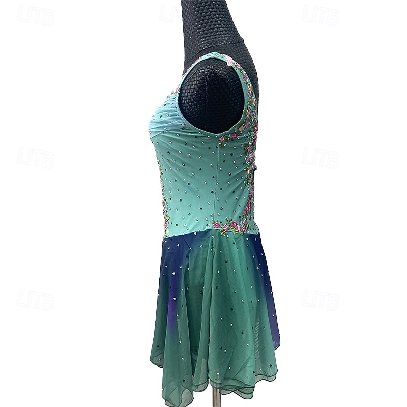 Figure skating costumes figure skating performance costumes grading costumes competition costumes children's adult women's figure skating costumes adult and children's customized spandex mesh gr4