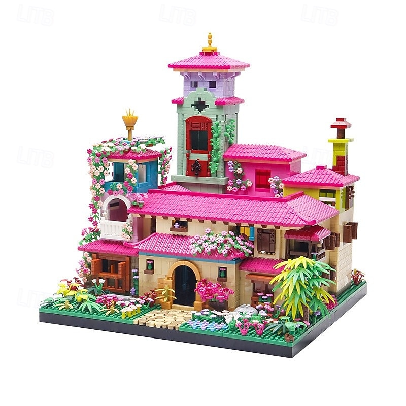 Magic House Micro Mini Building Block Sets for AdultFlowers Treehouse Modell Villa Kit for Woman Kids7080/4100 Pieces