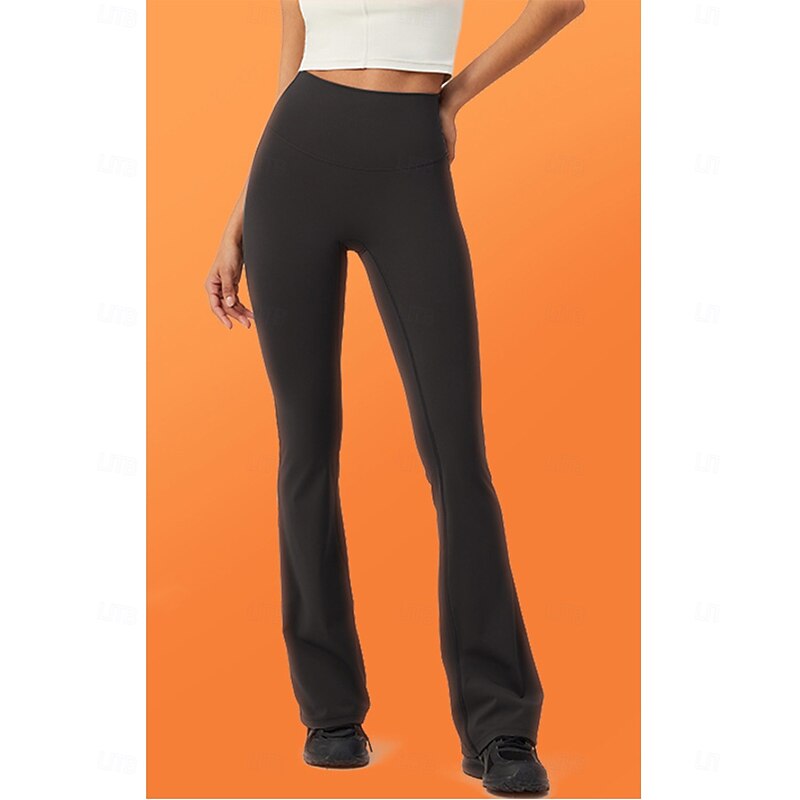 Women's Leggings Casual / Sporty Full Length High Rise Solid Color Breathability Comfortable Micro-elastic Home Black Gray Fall Winter Skinny 5